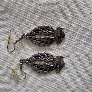 CLOSET CLEAN OUT SALE!! Harley Davidson flame earrings